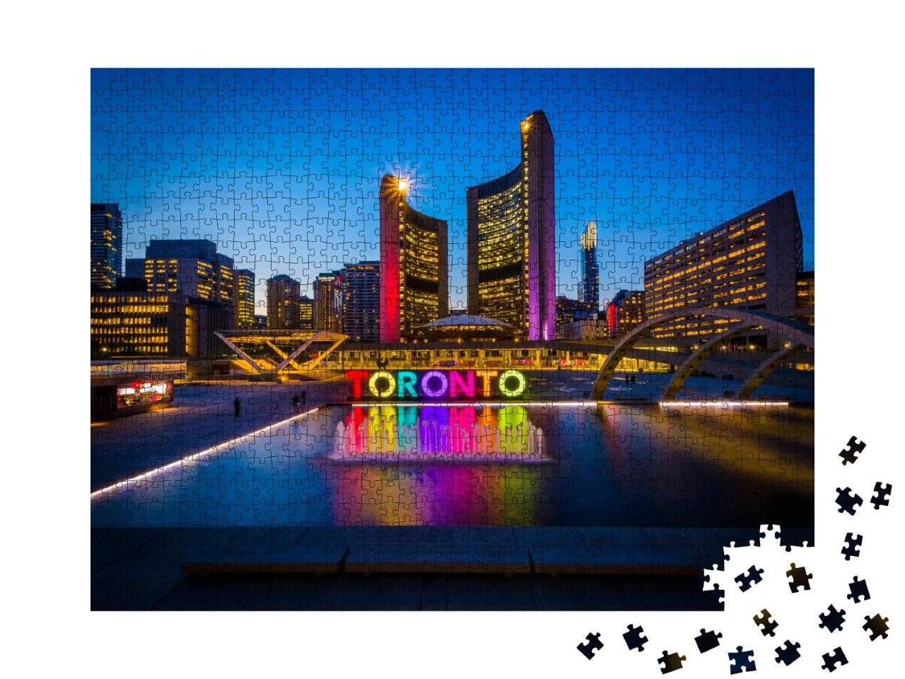 Puzzle de 1000 pièces « Nathan Phillips Square, Toronto, Canada »