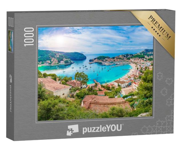 Puzzle de 1000 pièces « Vue panoramique de Porte de Soller, Palma Mallorca, Espagne »