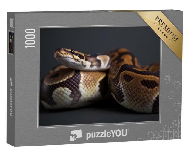 Puzzle de 1000 pièces « Étude détaillée d'un python »