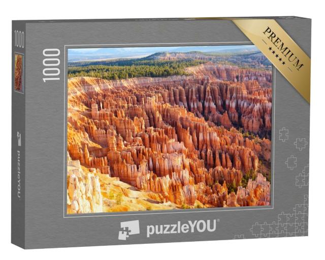 Puzzle de 1000 pièces « Amphithéâtre d'Inspiration Point au lever du soleil, parc national de Bryce Canyon, Utah »