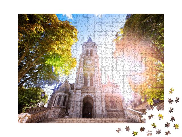 Puzzle de 1000 pièces « Journée ensoleillée au Mans, France »