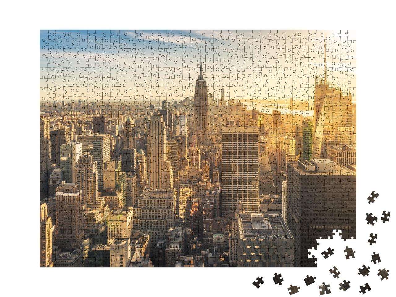 Puzzle de 1000 pièces « Skyline de Manhattan »