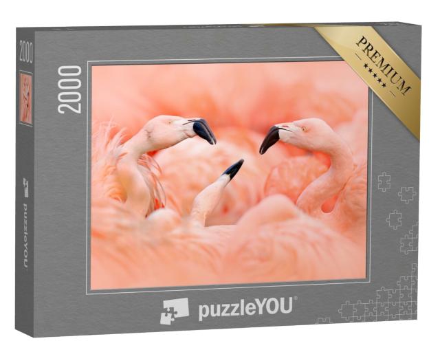 Puzzle de 2000 pièces « Flamants roses »