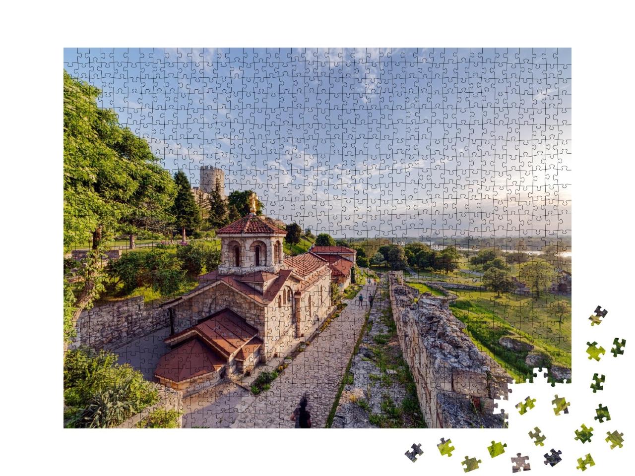 Puzzle de 1000 pièces « La forteresse de Belgrade et le parc Kalemegdan, Belgrade, Serbie »