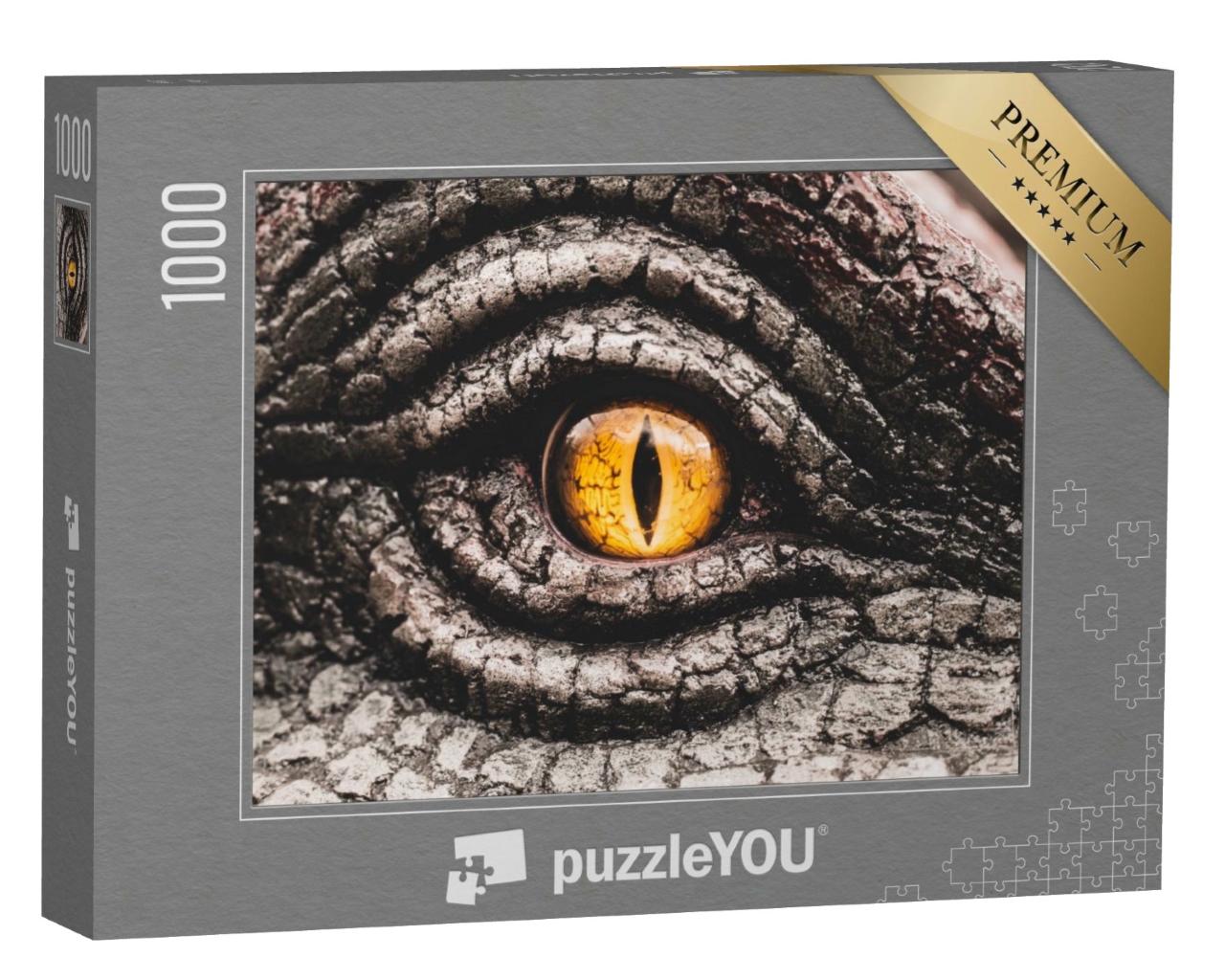 Puzzle de 1000 pièces « L'œil des dinosaures »
