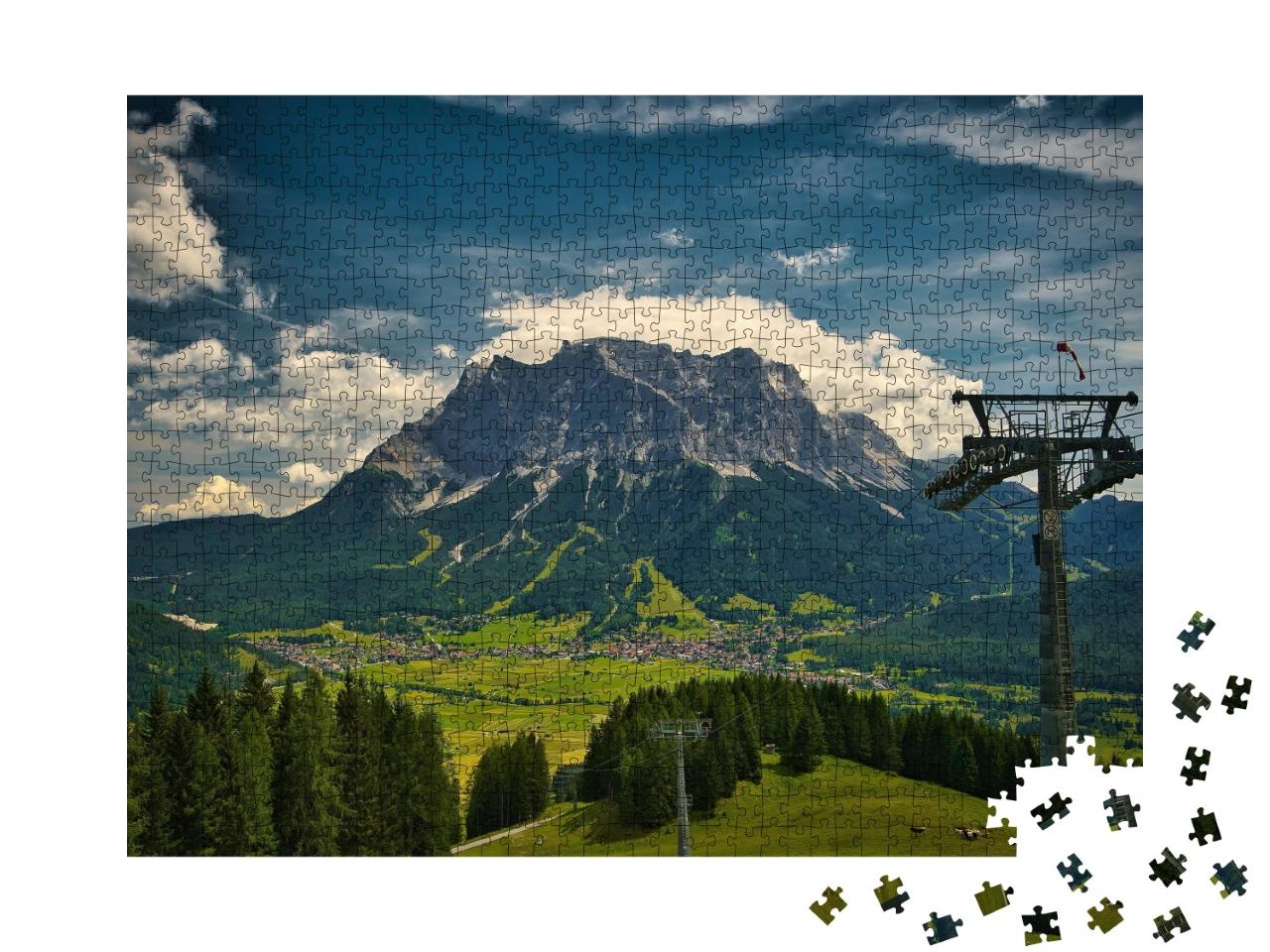 Puzzle de 1000 pièces « Zugspitze, Bavière, Allemagne »