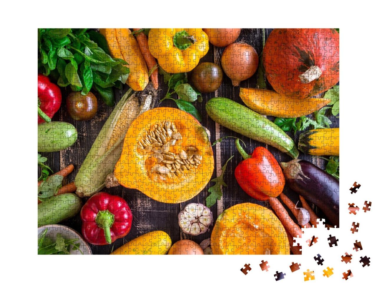 Puzzle de 1000 pièces « Des légumes frais et croquants »