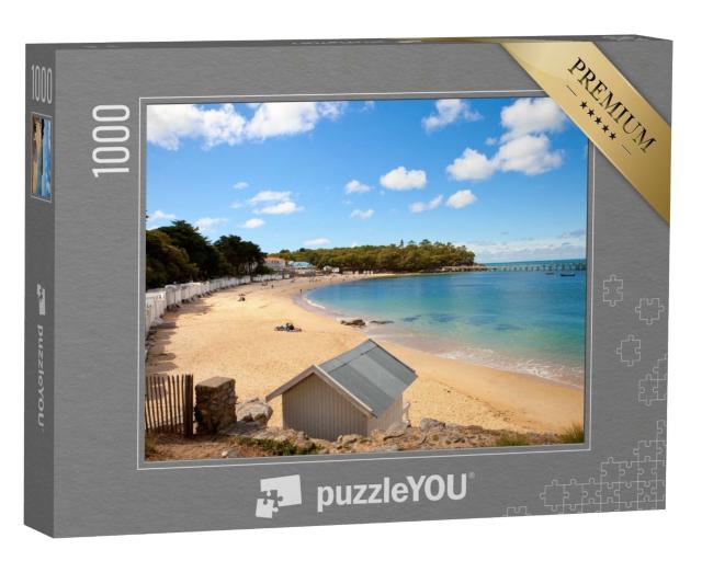 Puzzle de 1000 pièces « Plage sur l'île de Noirmoutier en France. »