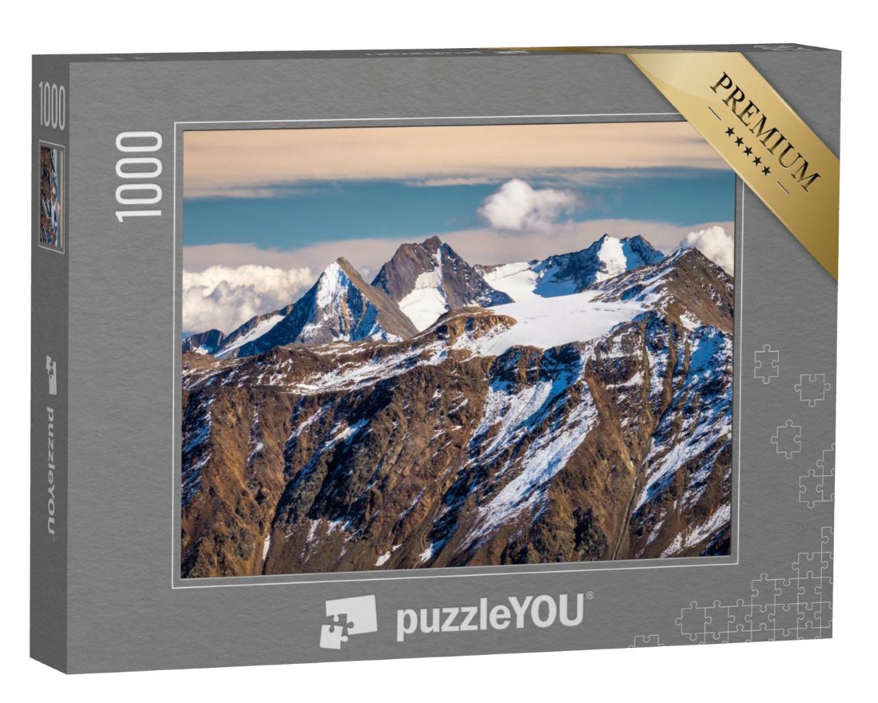 Puzzle de 1000 pièces « Route du glacier de l'Ötztal »