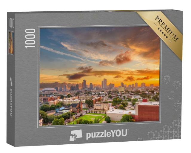 Puzzle de 1000 pièces « La Nouvelle-Orléans au crépuscule »