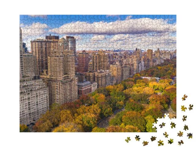 Puzzle de 1000 pièces « La mitaine de Central Park à Manhattan, New York »