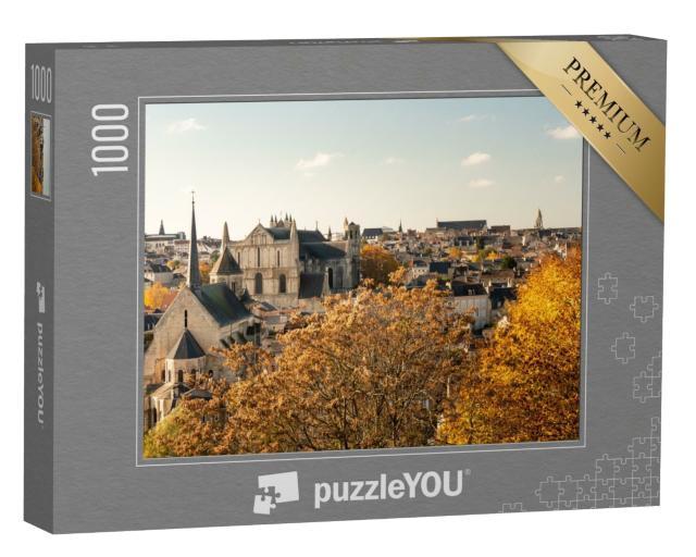 Puzzle de 1000 pièces « Vue sur la ville de Poitiers »