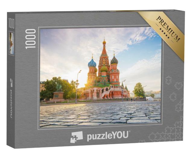 Puzzle de 1000 pièces « Cathédrale Saint-Basile sur la place Rouge à Moscou »