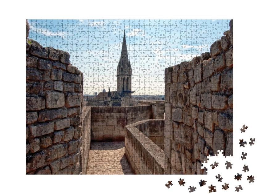 Puzzle de 1000 pièces « France Caen Vue de la ville du château »