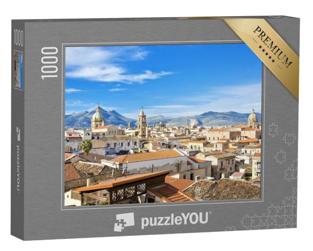 Puzzle de 1000 pièces « Sur les toits de Palerme »
