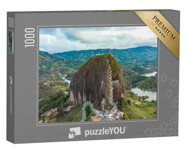 Puzzle de 1000 pièces « Rocher de granit à Guatape, Colombie »