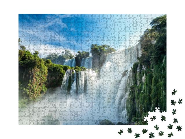 Puzzle de 1000 pièces « Chutes d'Iguazu à couper le souffle en Argentine »