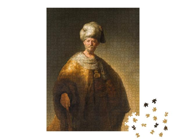 Puzzle de 1000 pièces « Rembrandt - Homme en costume oriental »