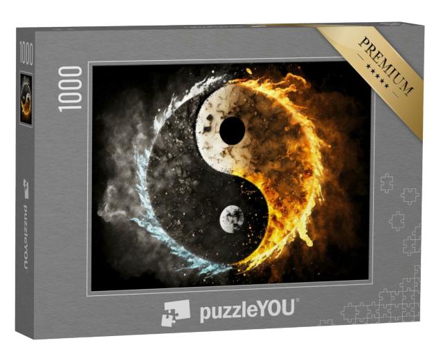 Puzzle de 1000 pièces « Symbole du Yin-Yang »