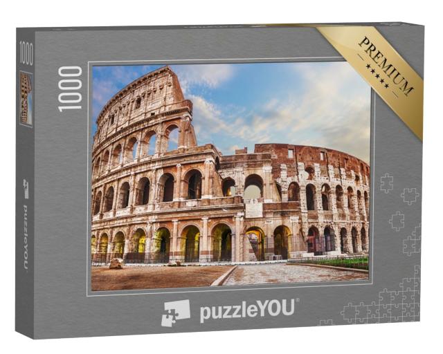 Puzzle de 1000 pièces « Le Colisée romain sous les nuages »