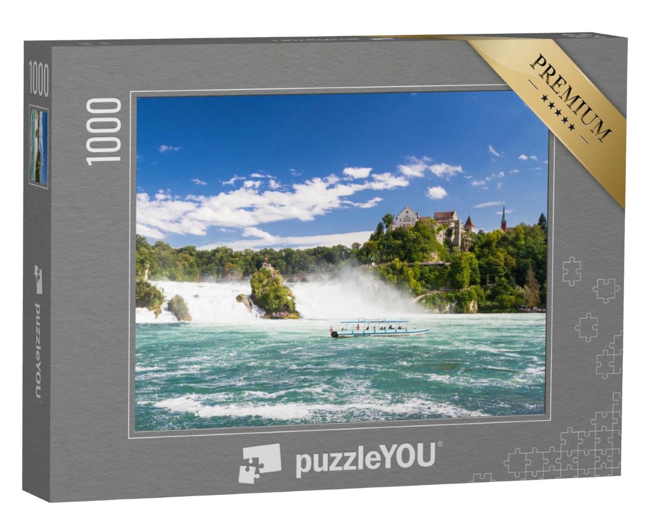 Puzzle de 1000 pièces « Les chutes du Rhin à Schaffhouse, Suisse »