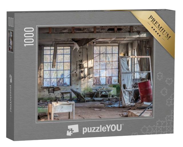 Puzzle de 1000 pièces « Ancien atelier d'usine »