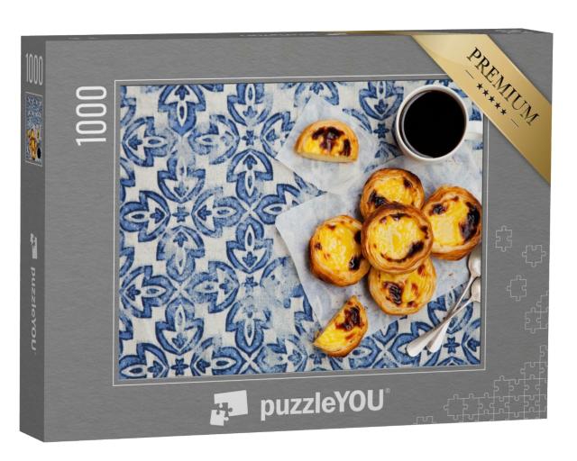 Puzzle de 1000 pièces « Pastel de Nata, pâtisserie portugaise »