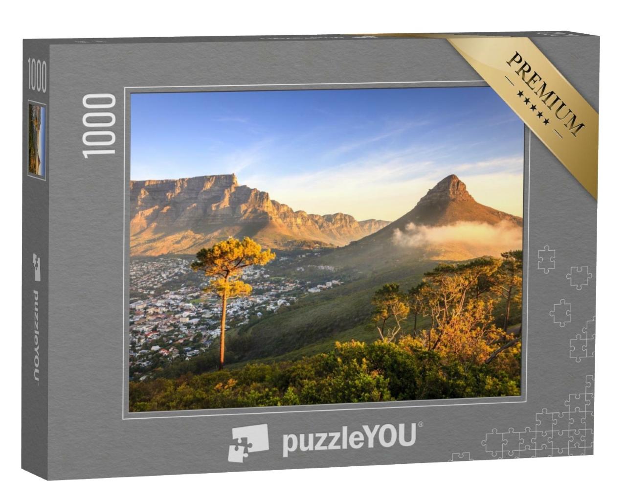 Puzzle de 1000 pièces « Montagne de la Tête de Lion au Cap, Afrique du Sud »