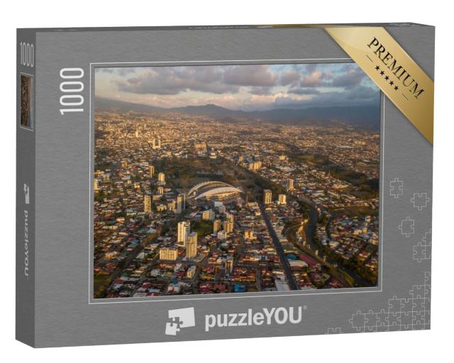 Puzzle de 1000 pièces « Vue aérienne de la Sabana, San Jose, Costa Rica »