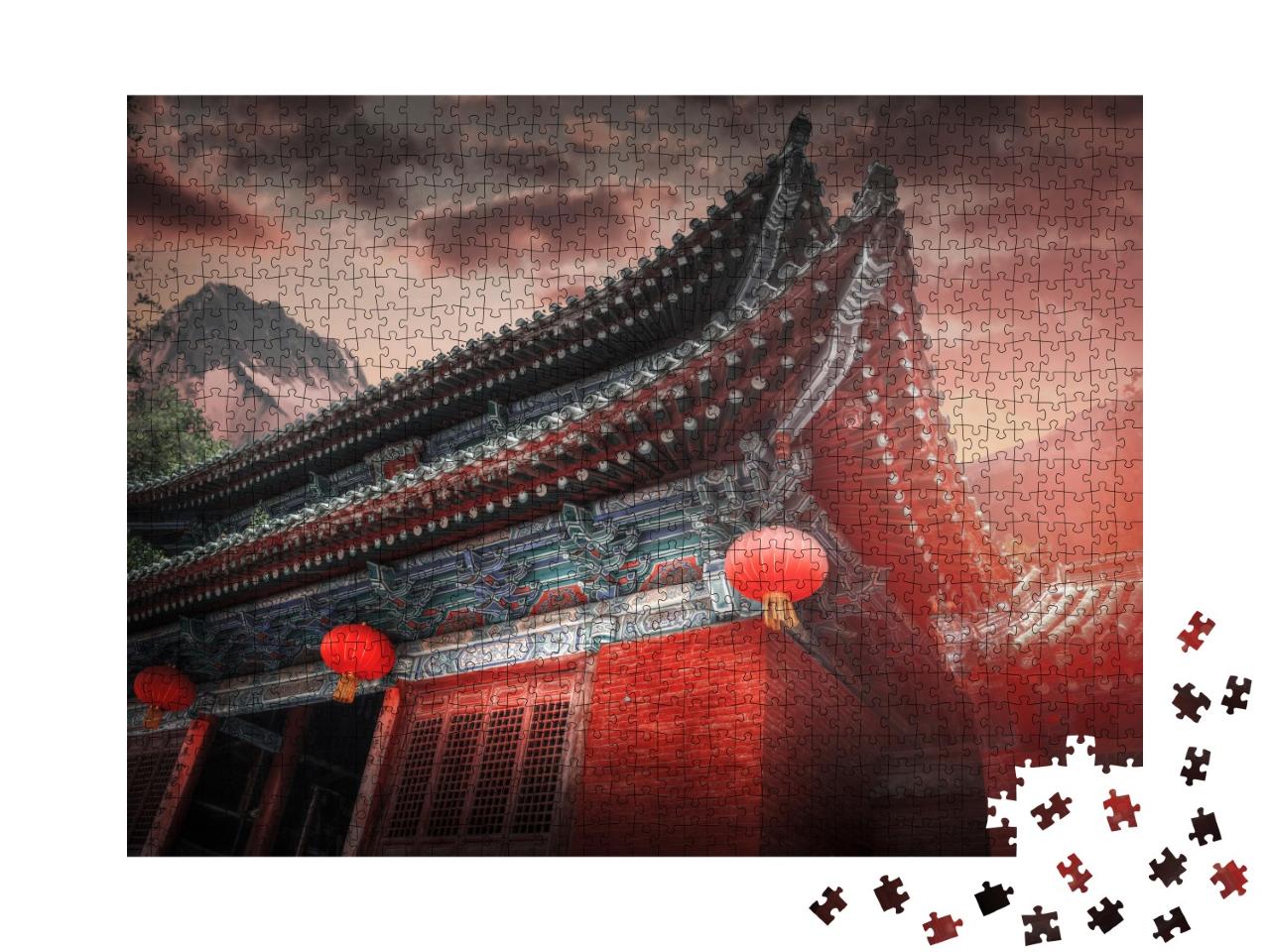 Puzzle de 1000 pièces « Shaolin est un monastère bouddhiste, Chine »