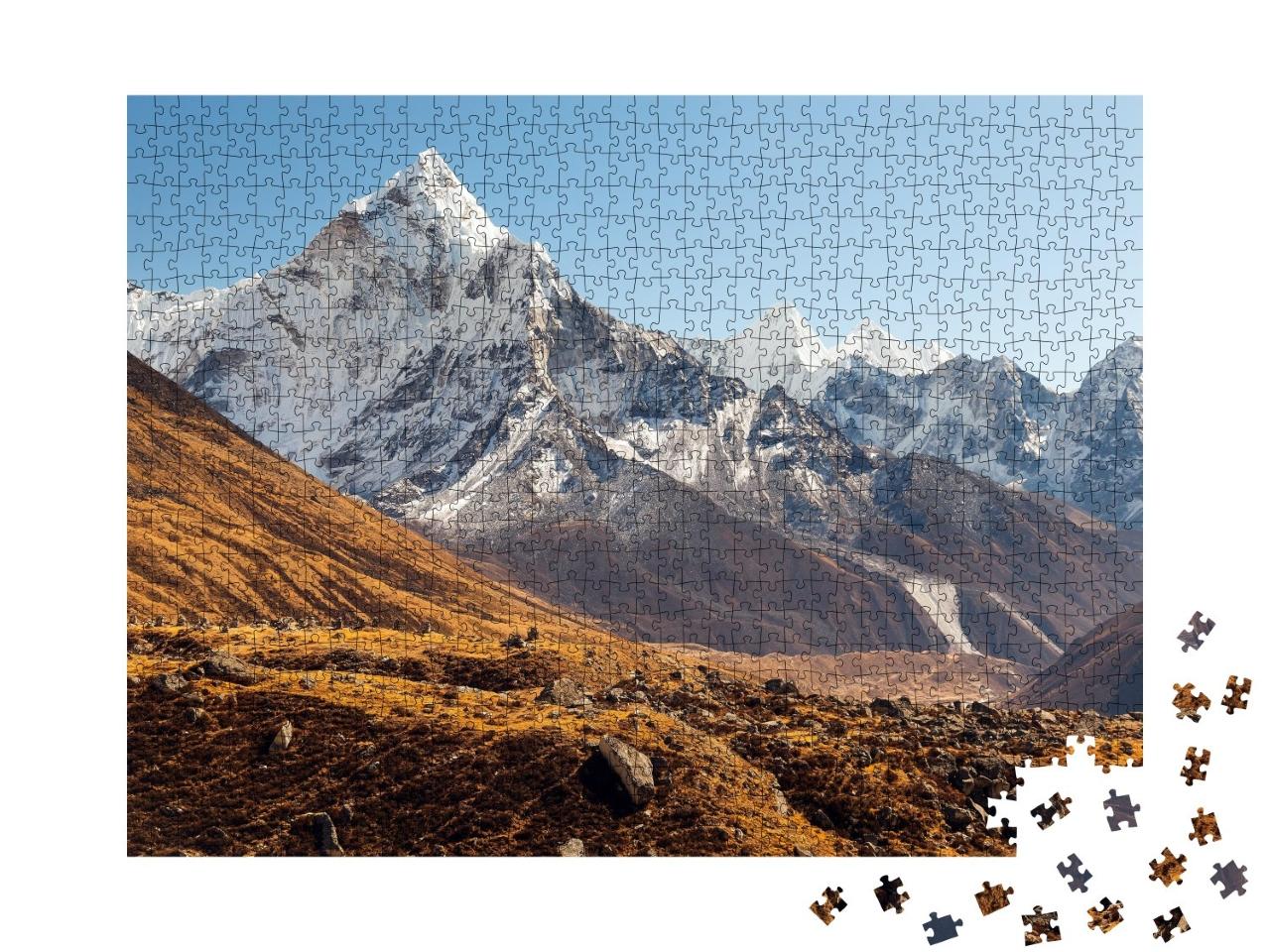 Puzzle de 1000 pièces « Ama Dablam, région de l'Everest, Himalaya, Népal »