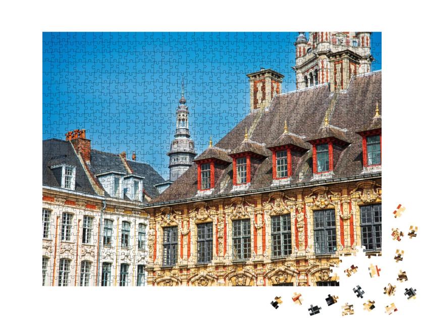 Puzzle de 1000 pièces « Place du Général-de-Gaulle à Lille, France »