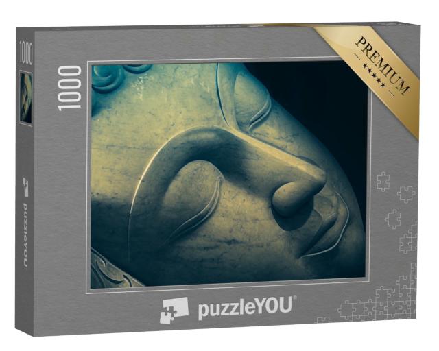 Puzzle de 1000 pièces « Artistique : gros plan sur le Bouddha endormi »