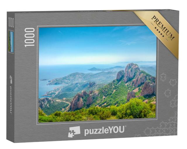 Puzzle de 1000 pièces « Pic du Cap Roux dans le massif de l'Estérel en France »
