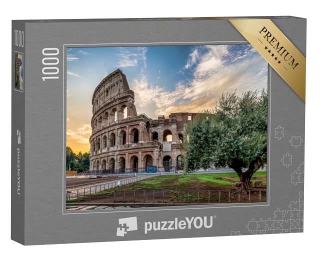 Puzzle de 1000 pièces « Détail du Colisée à Rome, Italie »