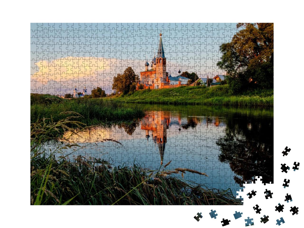 Puzzle de 1000 pièces « Le monastère de l'Annonciation, district de Shuysky, Russie »