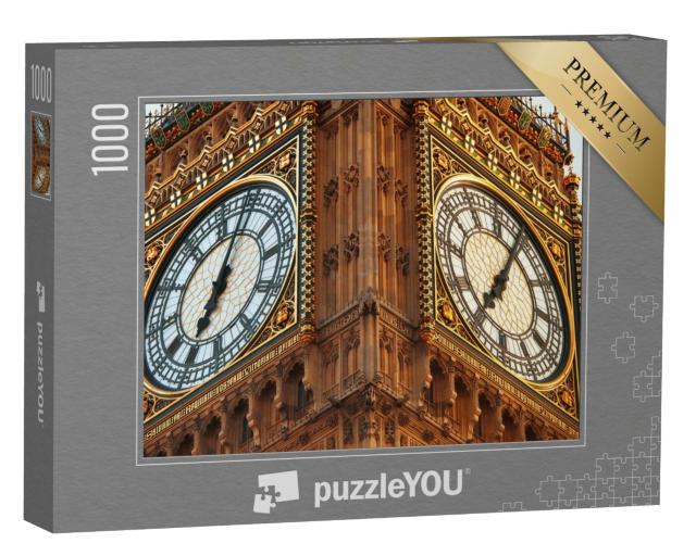 Puzzle de 1000 pièces « Gros plan sur Big Ben à Londres »