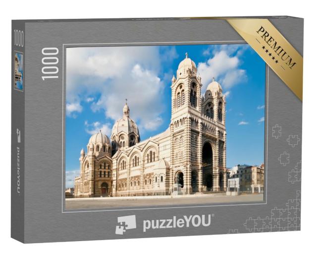 Puzzle de 1000 pièces « Cathédrale de la Major, emblème de Marseille, France »