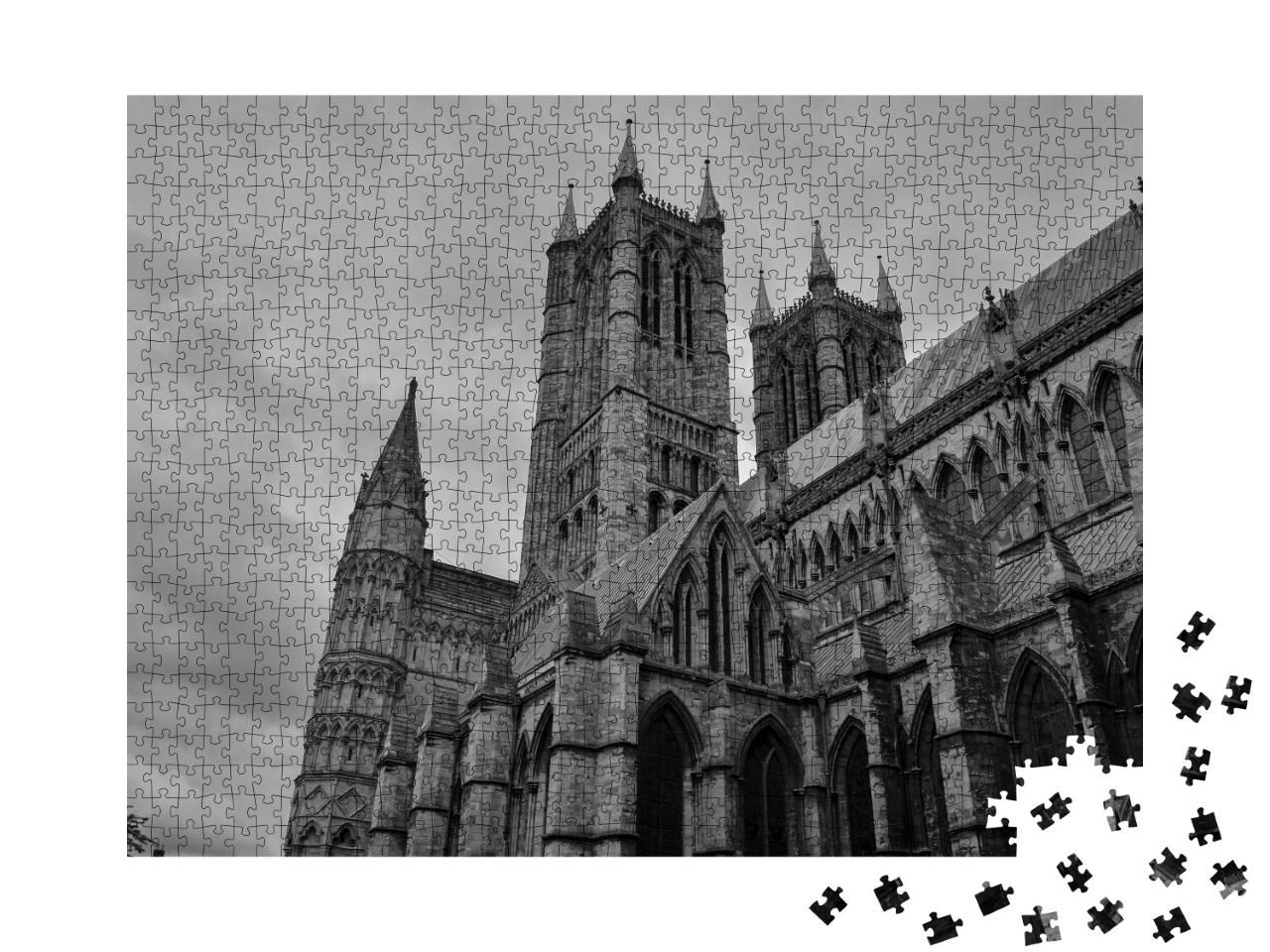 Puzzle de 1000 pièces « La cathédrale de Lincoln »