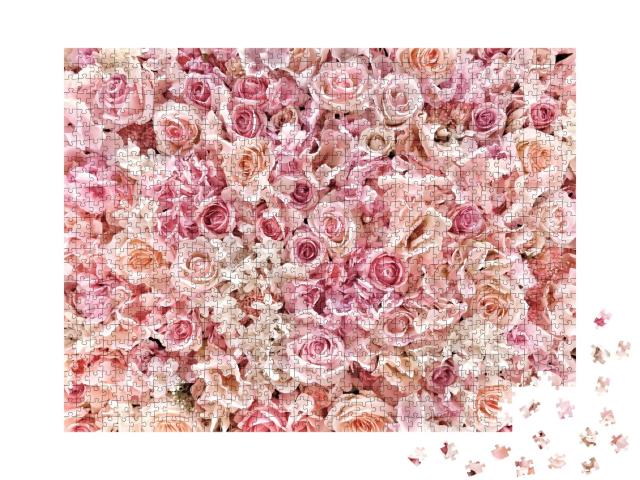 Puzzle de 1000 pièces « Des fleurs d'été merveilleusement parfumées »