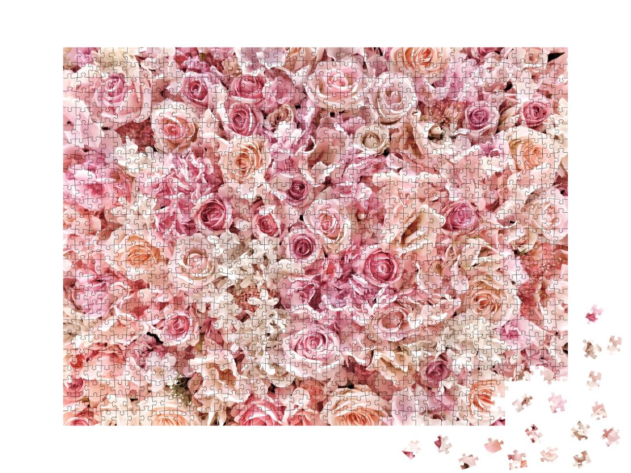 Puzzle de 1000 pièces « Des fleurs d'été merveilleusement parfumées »