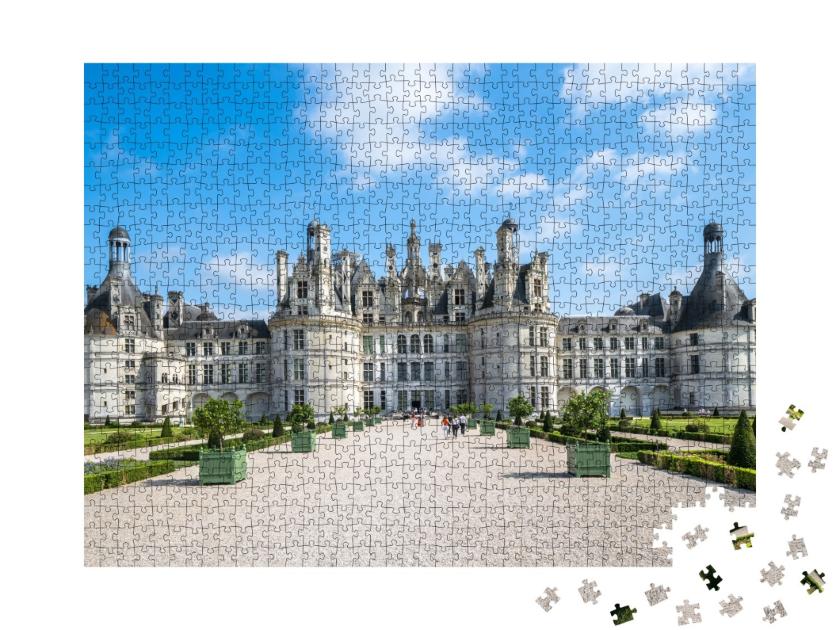 Puzzle de 1000 pièces « Célèbre château médiéval du Château de Chambord, France »