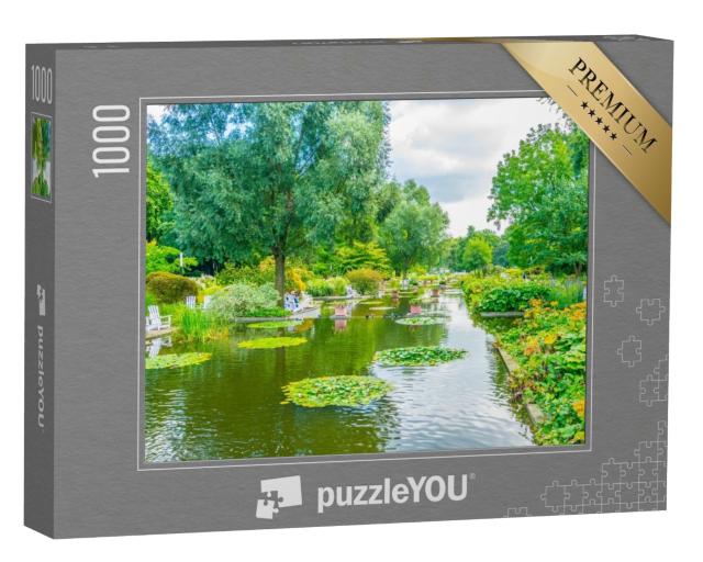 Puzzle de 1000 pièces « Planten un Blomen, ancien jardin botanique à Hambourg »