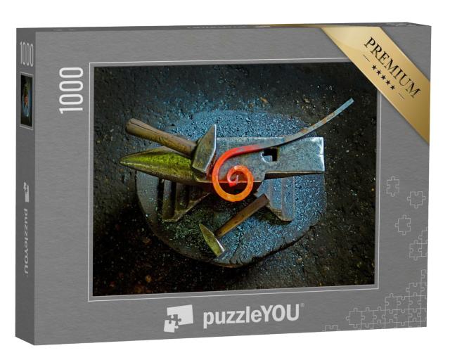 Puzzle de 1000 pièces « Outils à main dans une forge »
