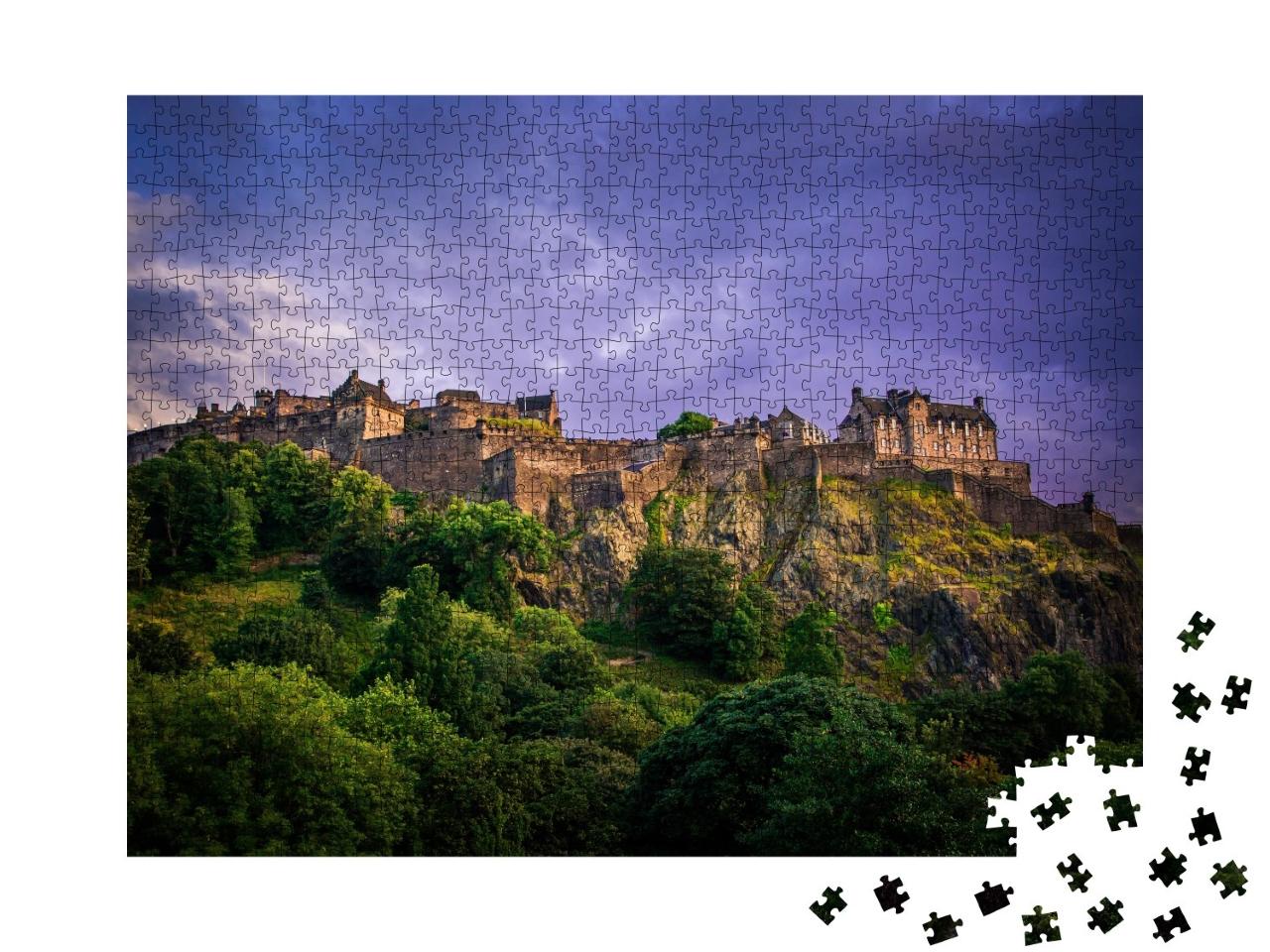 Puzzle de 1000 pièces « Château d'Édimbourg, Écosse »