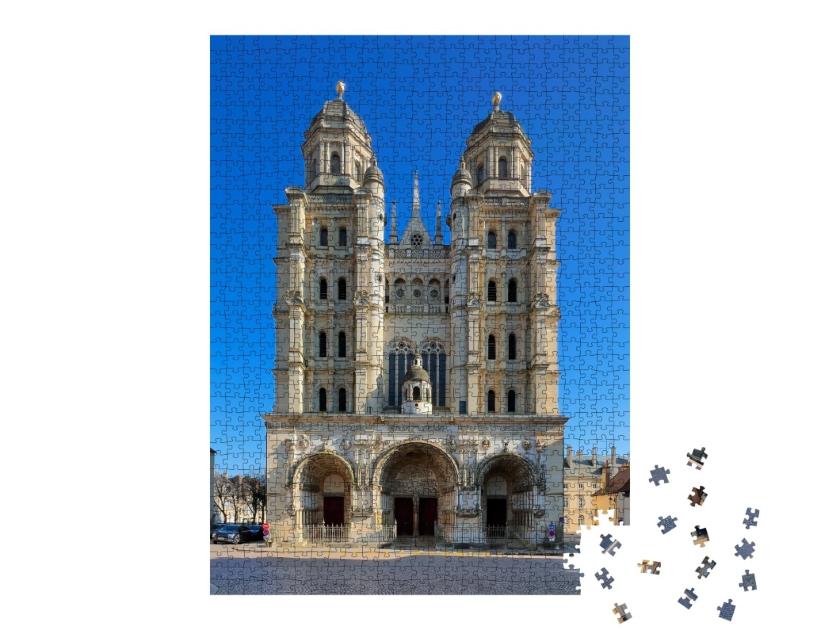Puzzle de 1000 pièces « Célèbre église Saint-Michel-de-Dijon, Dijon, France »