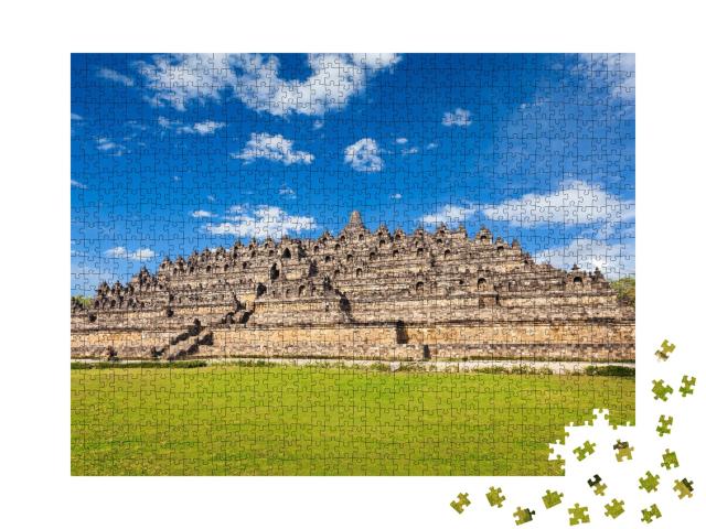 Puzzle de 1000 pièces « Borobudur est un temple bouddhiste mahayana, Indonésie »