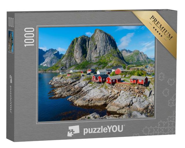 Puzzle de 1000 pièces « Paysage d'été sur les îles Lofoten, Norvège »