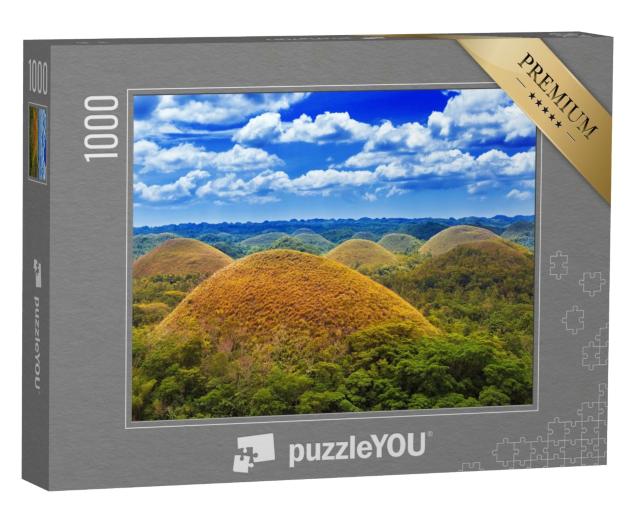 Puzzle de 1000 pièces « Colline de chocolat sur l'île de Bohol, Philippines »