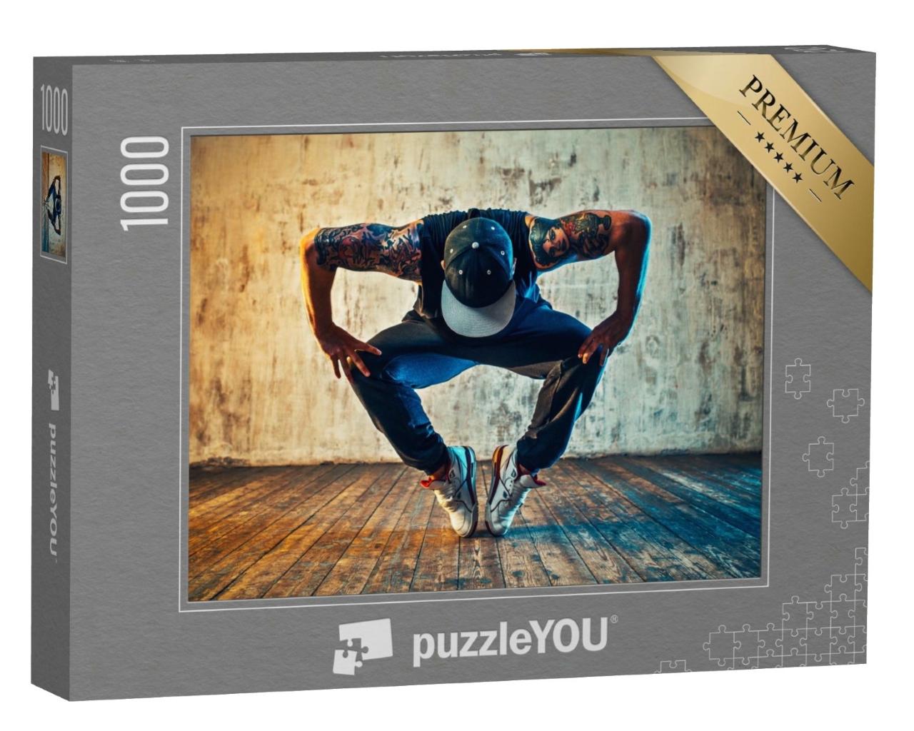 Puzzle de 1000 pièces « Une pose de breakdance »